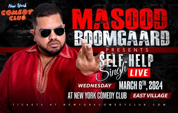 Masood Boomgaard Presents: Self-Help Singh Live