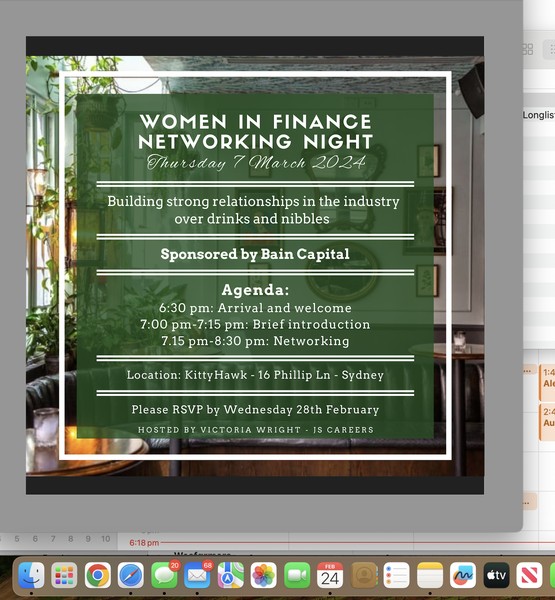 Women in Finance Networking Night: JS Careers x Bain Capital
