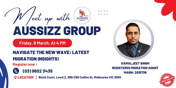 Free Meet up with Aussizz: Latest Education and Migration Updates