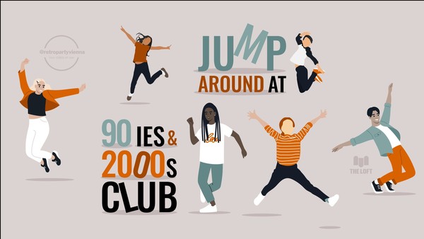 Jump around at 90ies & 2000s Club