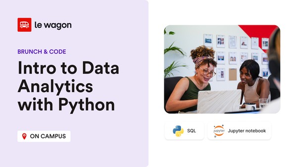 Brunch & Code: Intro to Data Analytics with Python