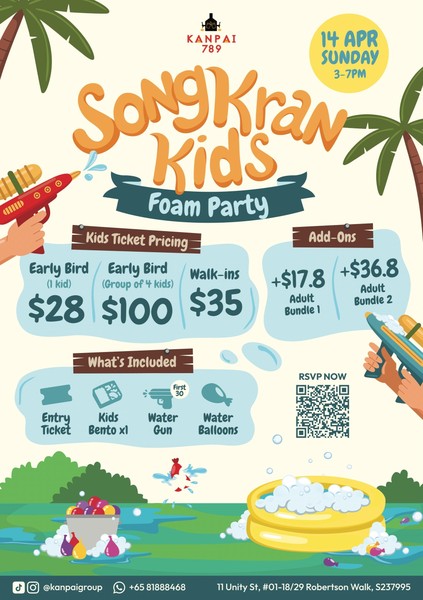 Songkran Kids Foam Party 2024