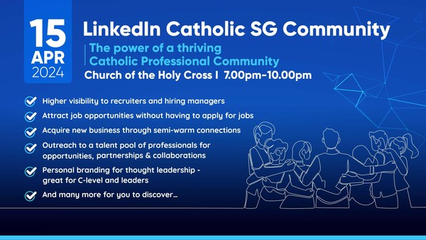 LinkedIn Catholic SG Community (LCC) Live Preview