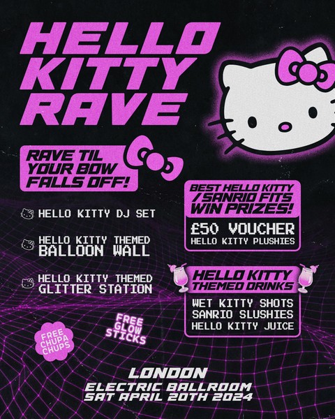 Hello Kitty Rave London