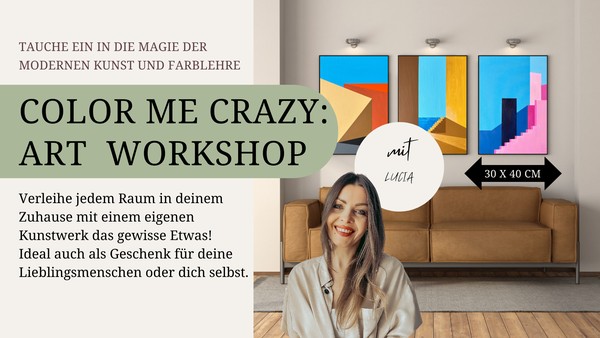 Color me crazy: Farbenlehre, Acryl & Wein