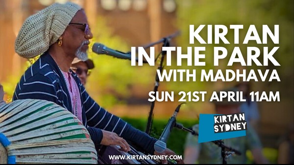 Kirtan in the Park with Madhava