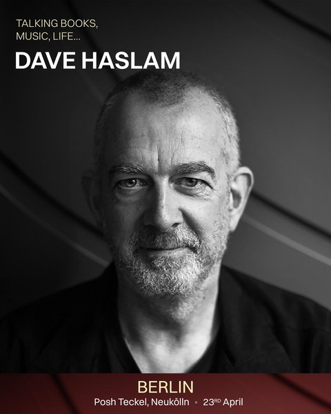 An evening with Dave Haslam - Talking Books, Music, Life