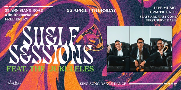 SHELF SESSIONS: Live Music featuring The Jukuleles
