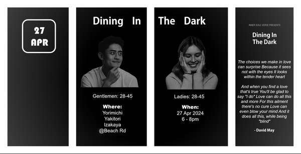 Singles Dining In The Dark