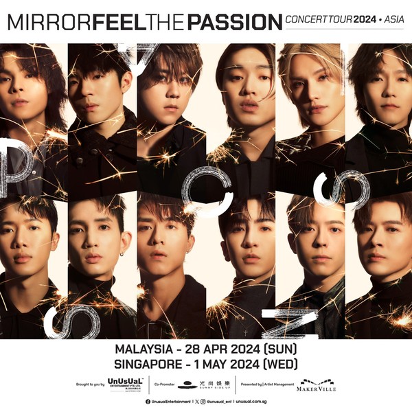 MIRROR FEEL THE PASSION CONCERT TOUR IN KUALA LUMPUR 2024