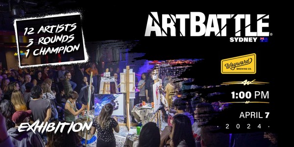Sydney Art Battle Exhibition - April 7, 2024