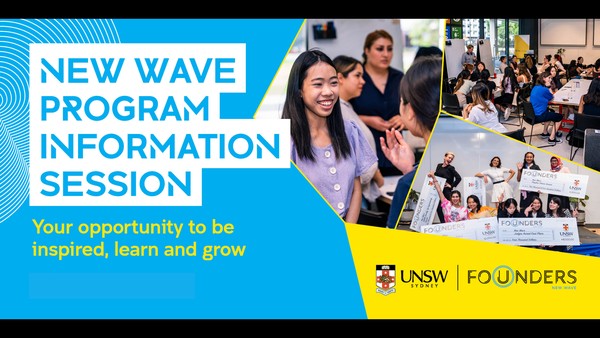 UNSW Founders New Wave Program Info Session (in-person)