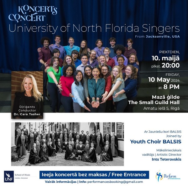 University of North Florida joint concert with Mixed choir BALSIS