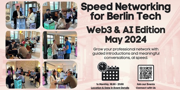 Speed Networking for Berlin Tech: Web3 & AI Edition @ w3.hub