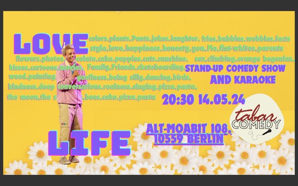 Love Life English stand up comedy and karaoke