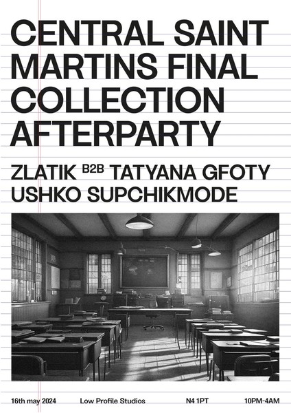 Central Saint Martins Final Collection AFTERPARTY