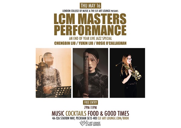 LCM Masters Performance, An End of Year Live Jazz Special
