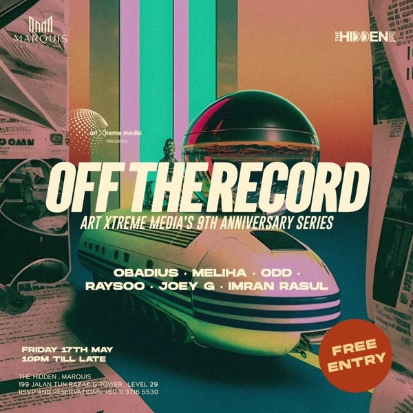 Off The Record at The Hidden by Marquis- Art Xtreme Media’s 9th Anniversary Series