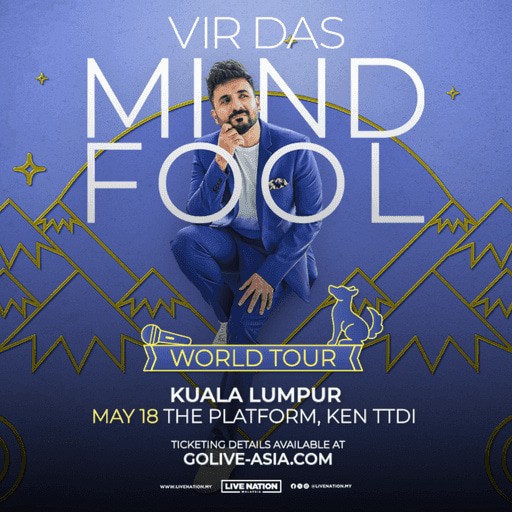Vir Das: Mind Fool World Tour in Kuala Lumpur