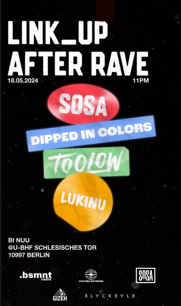 CULTURE VIBES & BLVCK BVLB PRESENT: LINK_UP AFTER RAVE