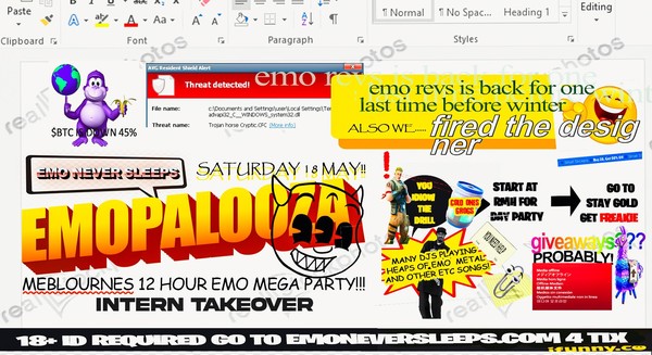 EMO NEVER SLEEPS: DAY TO NIGHT PARTY