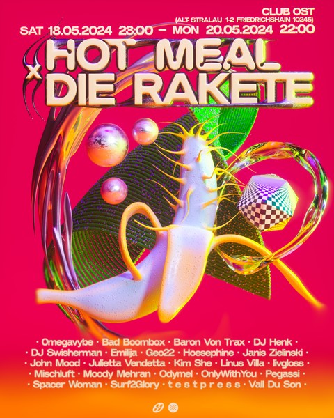 Hot Meal x Die Rakete Weekender