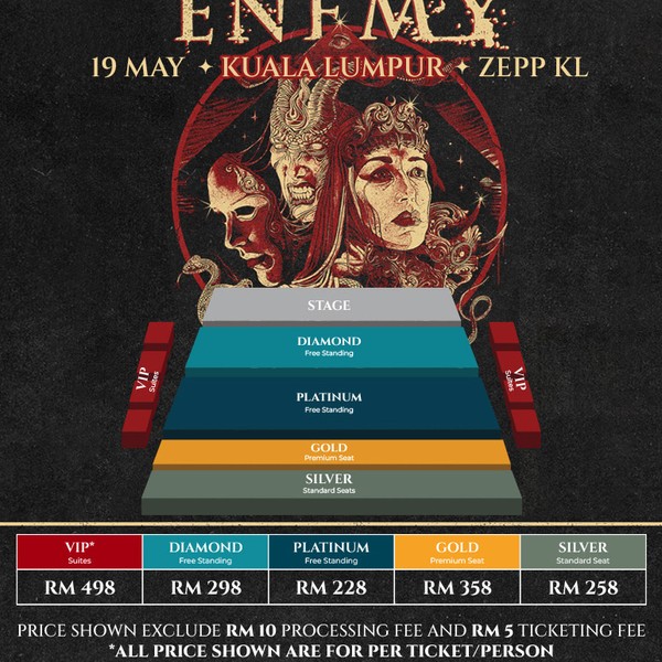 Arch Enemy Asia Tour Live in Malaysia 2024