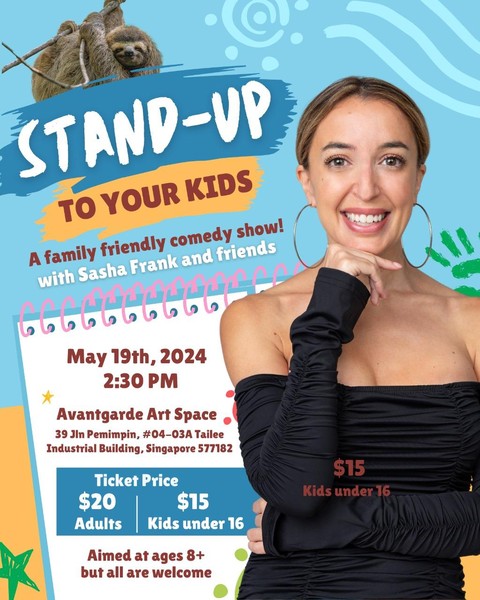 Stand Up To Your Kids - a family friendly stand-up comedy show!
