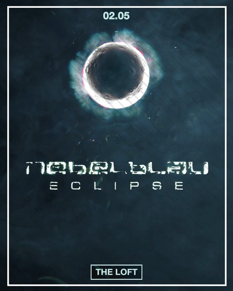 Solar Eclipse-Nebelblau