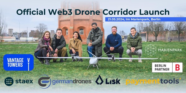 Official Web3 Drone Corridor Launch in Berlin