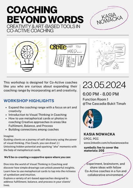 Coaching Beyond Words Creativity & Art-Based Tools in  Co-Active Coaching