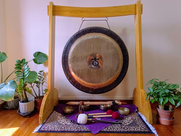 Full Moon Gong Sound Meditation with Haruka