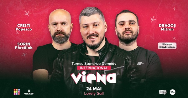 Stand-up Comedy cu Sorin, Cristi și Dragoș | VIENA | 24.05.24