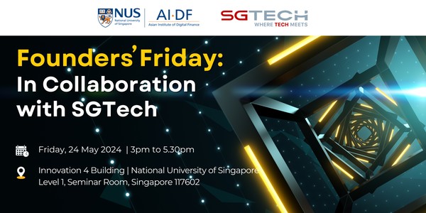 Founders' Friday: In Collaboration with SGTech