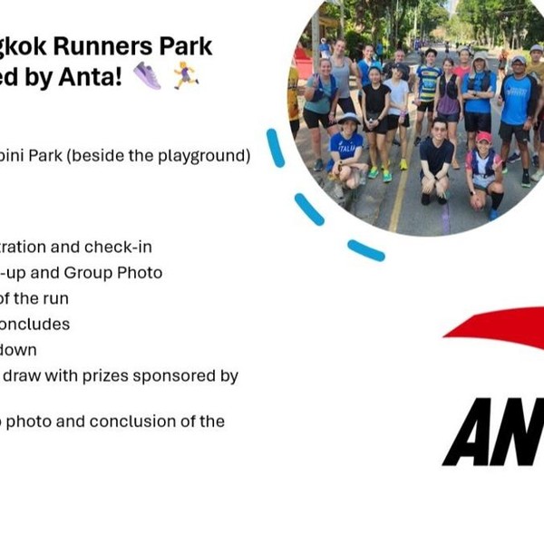 🏃‍♂️👟 **Bangkok Runners Park Run powered by Anta!** 👟🏃‍♀️