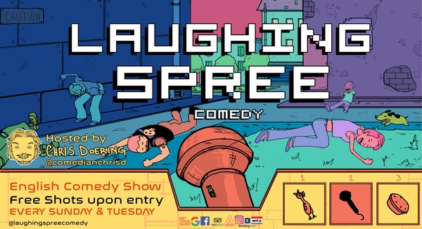 Laughing Spree: English Comedy on a BOAT (FREE SHOTS) 26.05. w/ Tera Comedy