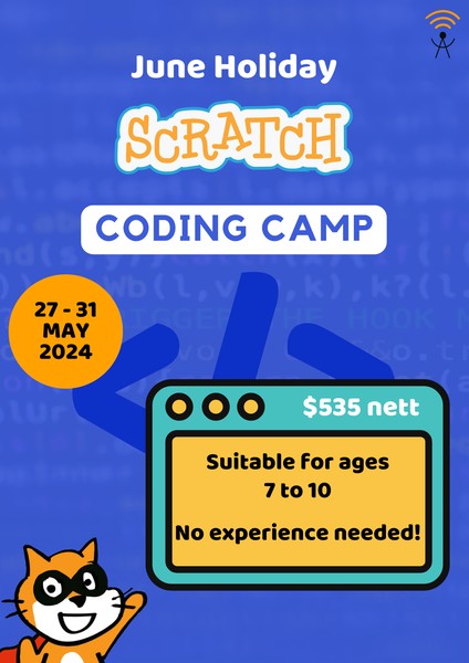 June Hols Coders Camp: 5-Day Scratch, for Ages 7-10