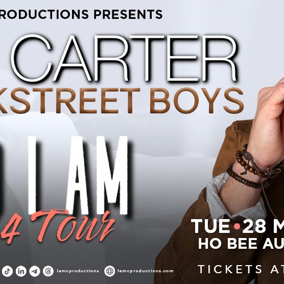Nick Carter of Backstreet Boys Who I Am Tour in Singapore