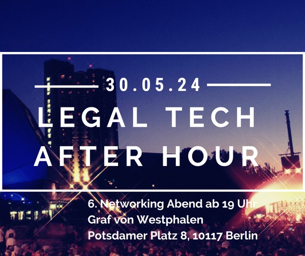 6. Legal Tech AFTER HOURS