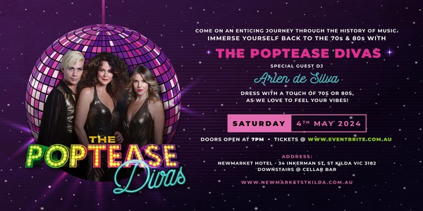 The Poptease Divas 70s,80s Pop/Cabaret Show