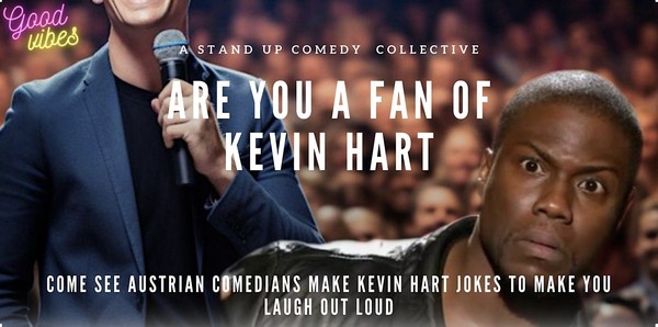 Vienna I wish i was kevin Hart English stand up Comedy Show