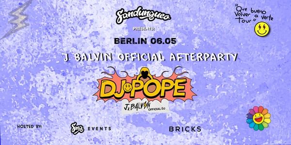 J BALVIN OFFICIAL AFTERPARTY - BERLIN