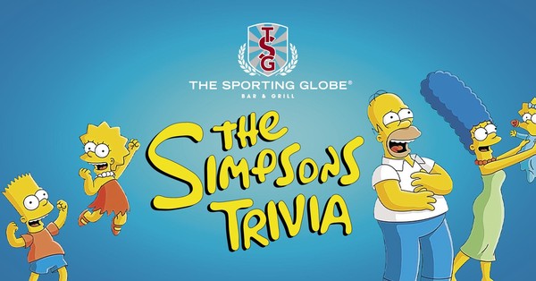 THE SIMPSONS Trivia [KING STREET WHARF] at The Sporting Globe x 4 Pines