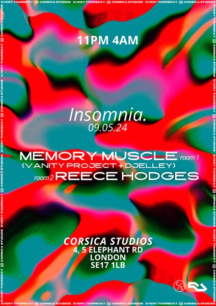 Insomnia London: Memory Muscle (Vanity Project, DJelley), Reece Hodges