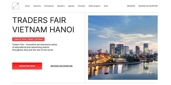 Traders Fair 2024 - Vietnam, Hanoi, 15 JUN (Financial Education Event)