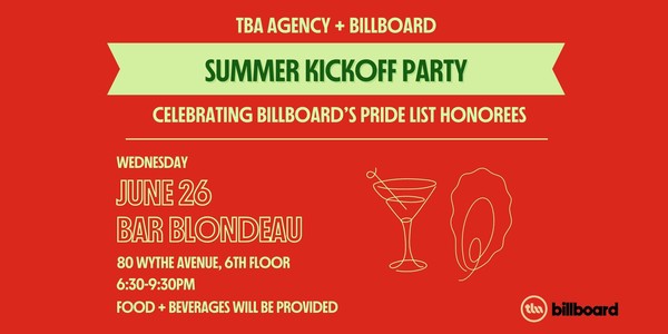 TBA Agency & Billboard Summer Kickoff Party