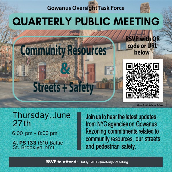 Gowanus Oversight Task Force: June 2024 Public Meeting