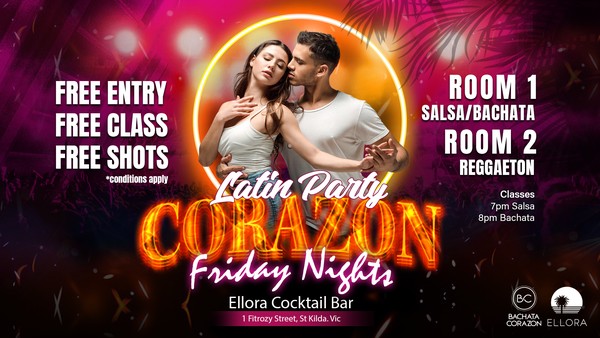 Free Salsa/Bachata Classes and Party