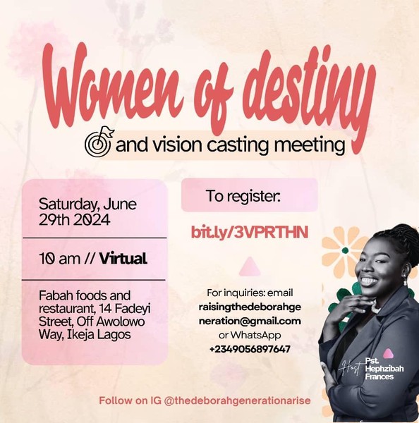 Vision Casting Meeting For Women
