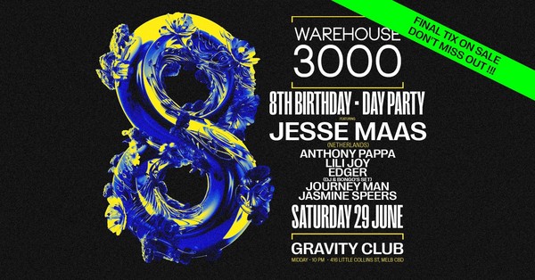 Warehouse3000 8th Birthday Feat. Jesse Maas (Netherlands),Anthony Pappa